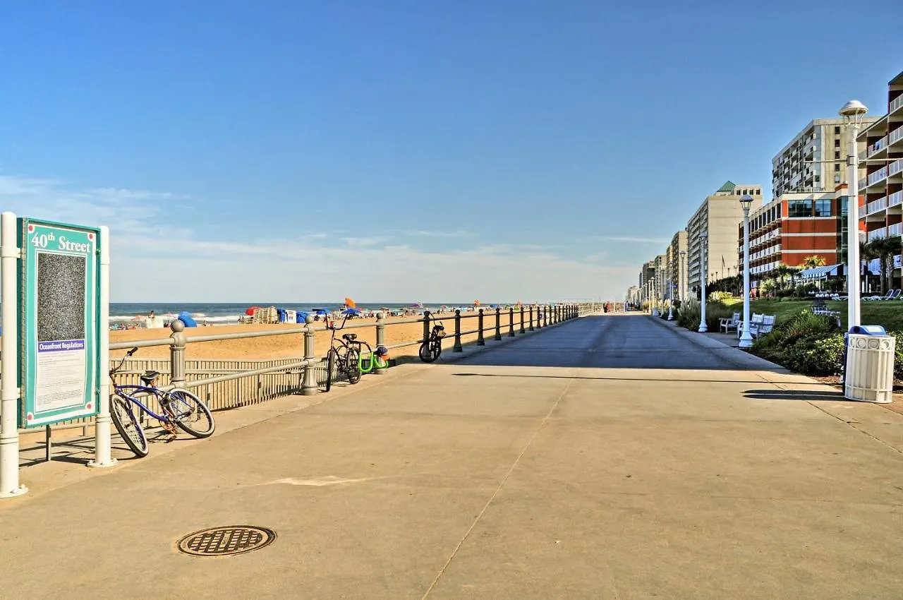 Colorful Virginia Beach Studio - Steps To Beach! 0*,